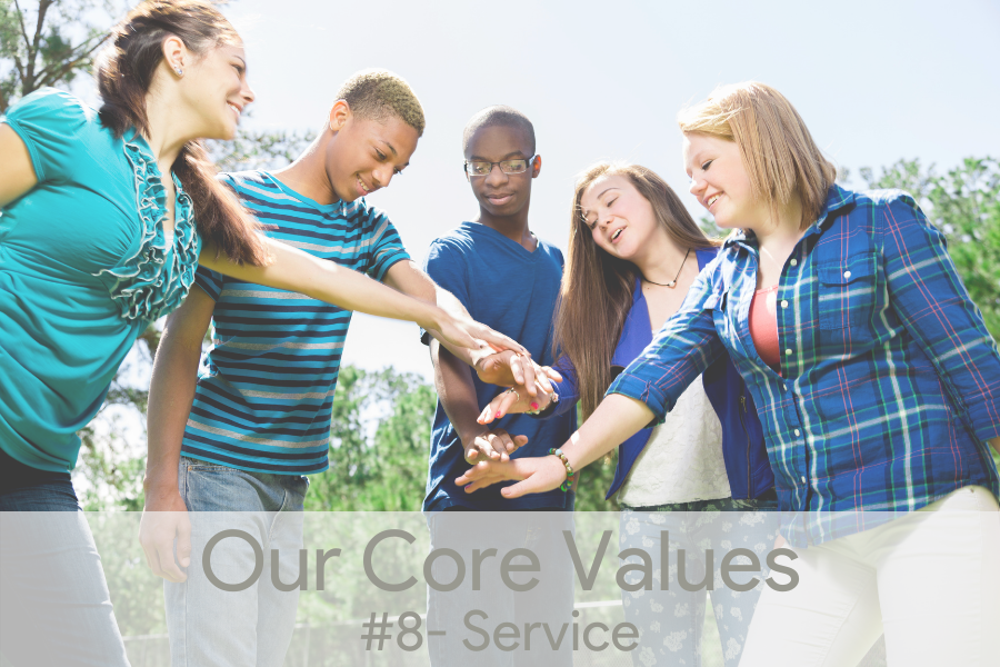 Our Core Values- #8 Service: Positive Parenting by Eagle Ranch Academy
